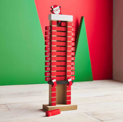 Santa Chimney Advent Calendar