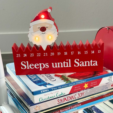 Santa Christmas Countdown Block