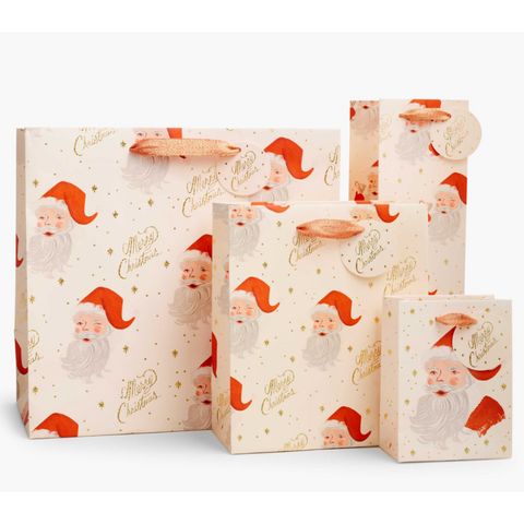 Santa Medium Gift Bag - Rifle Paper Co