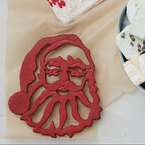 Santa Head Trivet