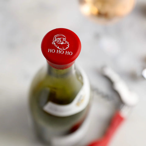 Santa Ho Ho Ho Wine Cap - CapaBunga®