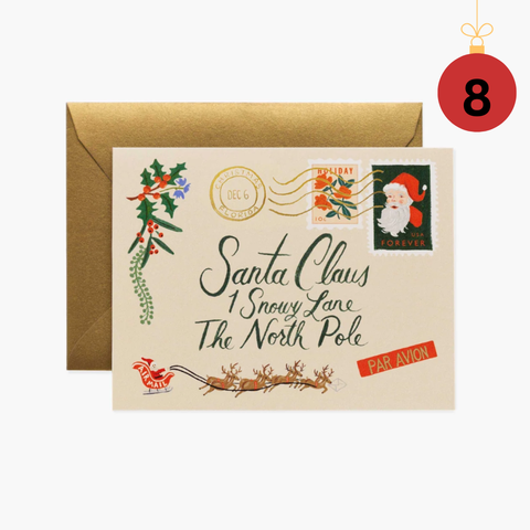 Santa Letter Boxed Cards - Rifle Paper Co