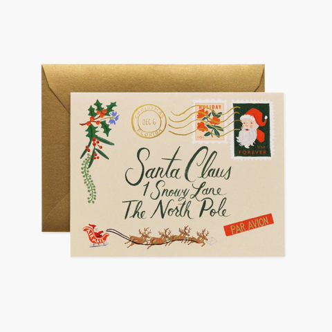 Santa Letter Card - Rifle Paper Co