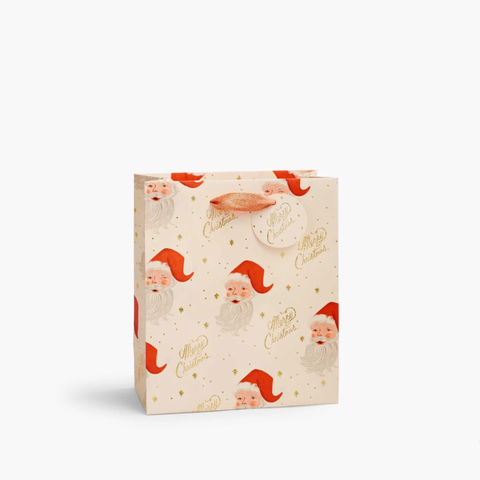 Santa Medium Gift Bag - Rifle Paper Co
