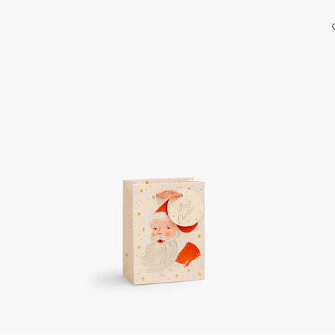 Santa Small Gift Bag - Rifle Paper Co