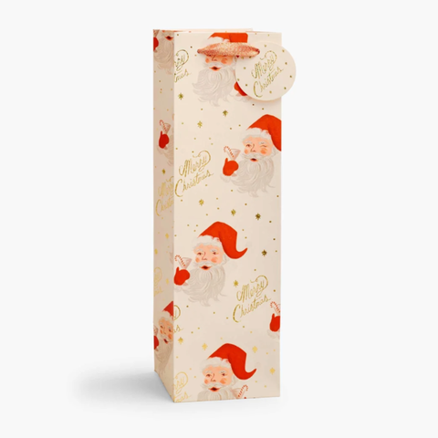 Santa Wine Gift Bag - Rifle Paper Co