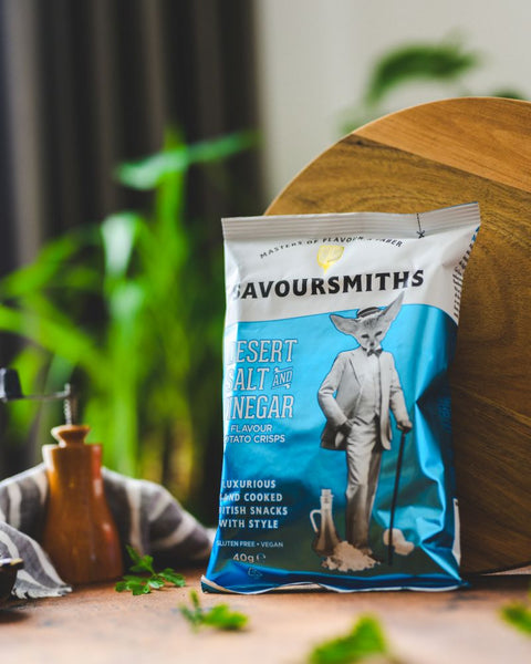 Savoursmiths Desert Salt And Vinegar Potato Crisps, 40g