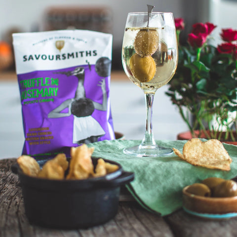 Savoursmiths Truffle And Rosemary Potato Crisps, 40g