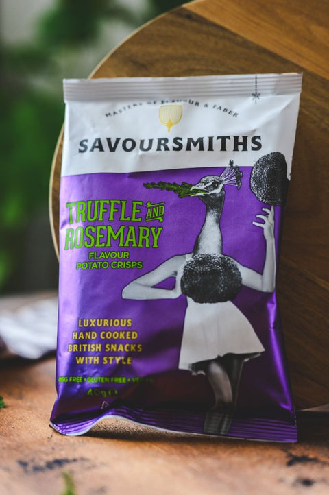 Savoursmiths Truffle And Rosemary Potato Crisps, 40g