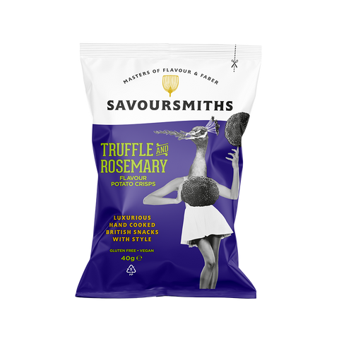 Savoursmiths Truffle And Rosemary Potato Crisps, 40g