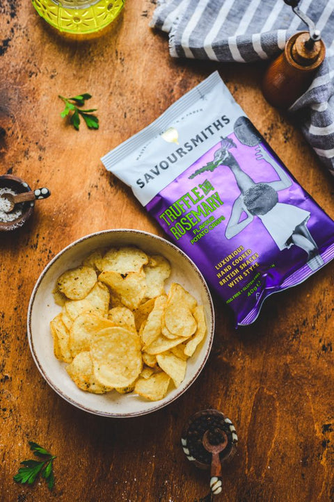 Savoursmiths Truffle And Rosemary Potato Crisps, 40g