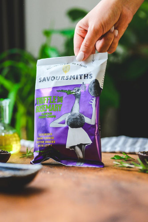 Savoursmiths Truffle And Rosemary Potato Crisps, 40g