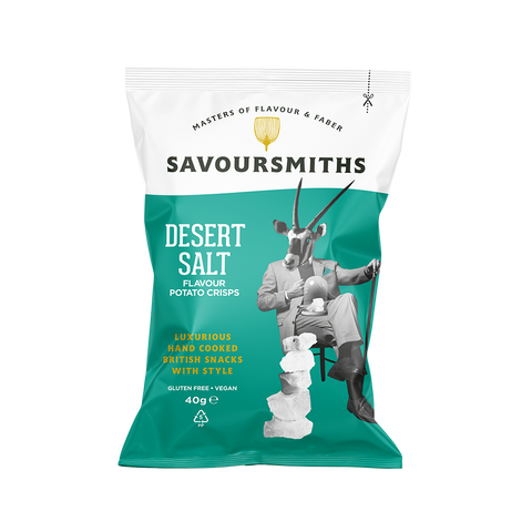 Savoursmiths Desert Salt Potato Crisps, 40g