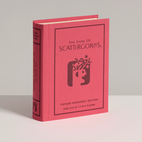 "Scattergories" - Vintage Bookshelf Edition