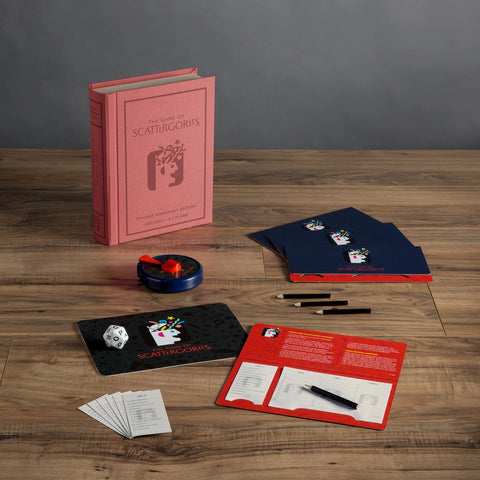 "Scattergories" - Vintage Bookshelf Edition