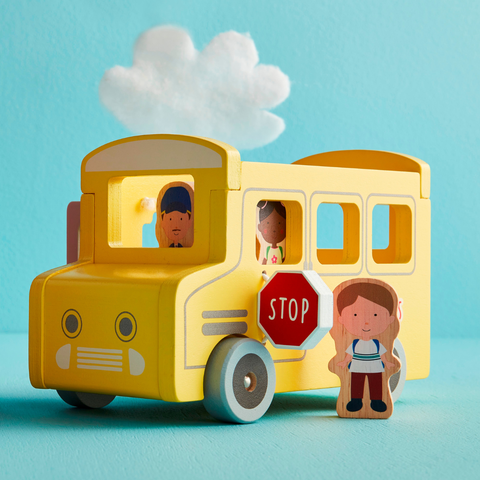 School Bus Toy Set