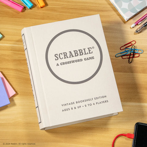 "Scrabble" - Vintage Bookshelf Edition