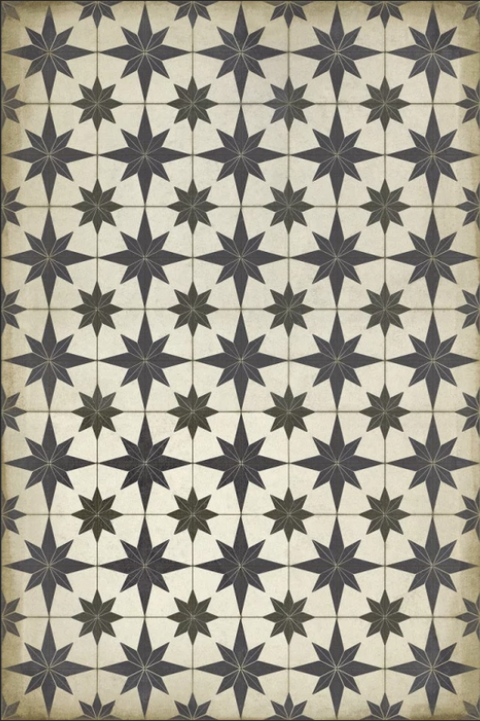 Pattern 20 "Astraea" Vinyl Floorcloth - Spicher & Co.