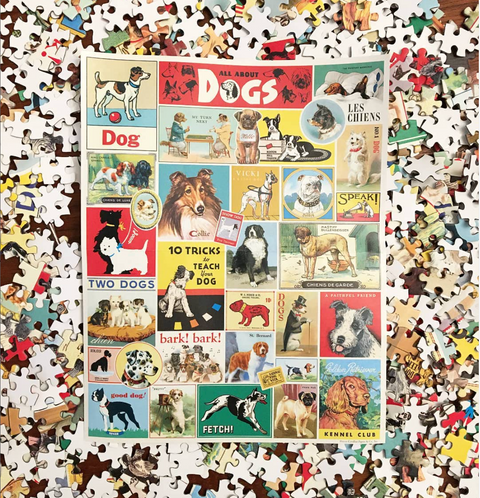 Dogs Puzzle - Cavallini