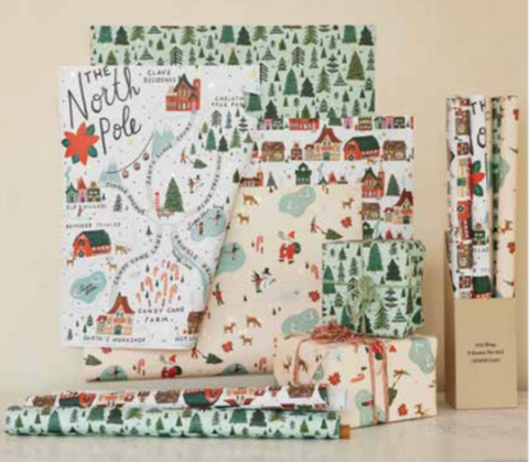 Wrapping Paper Sheets - The North Pole