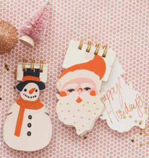 Handmade Snowman Shaped Notebook