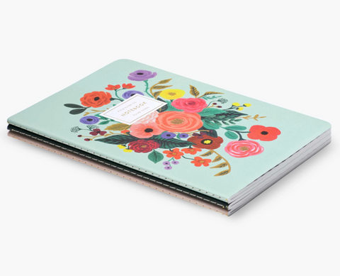 Garden Party Set of 3 Assorted Notebooks - Rifle Paper Co