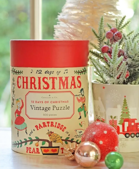 Cavallini 12 Days of Christmas Puzzle