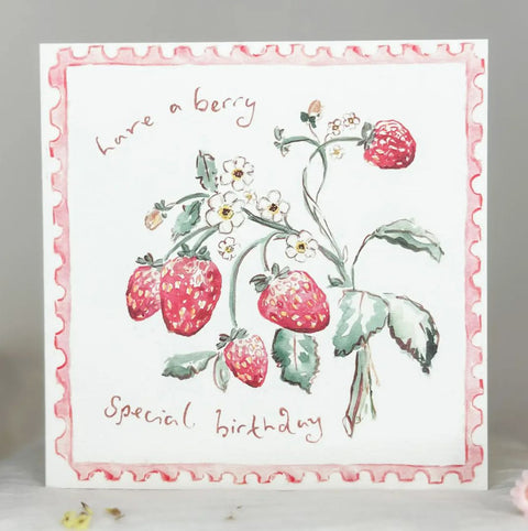 A Berry Special Birthday Card, 130mm x 130mm