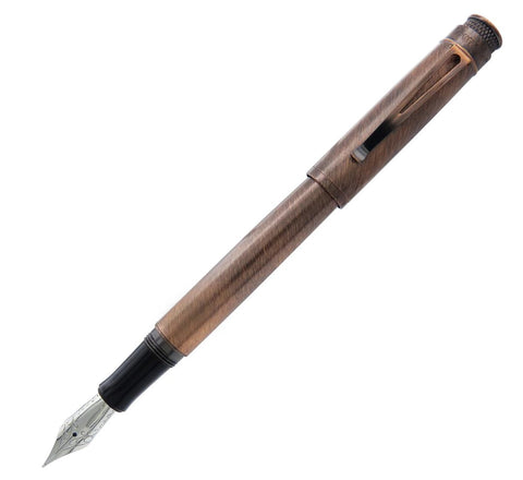 Retro51 Tornado™ Fountain Pen - Lincoln Antique Copper - Fine, 6.75" x 1.75"