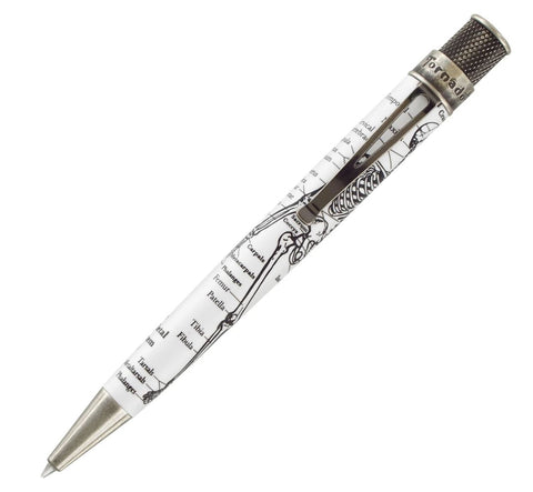 Retro51 Tornado™ Vintage Metalsmith - Dr. Gray Skeleton Rollerball, 6.75" x 1.75"