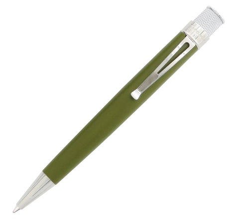 Retro51 Tornado™ Seasonal Touch - Juniper Green Rollerball, 6.75" x 1.75", Green