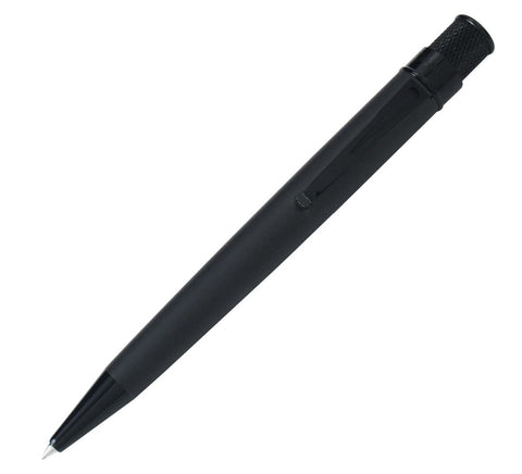 Retro51 Tornado™ Stealth - Black Rollerball, 6.75" x 1.75", Black