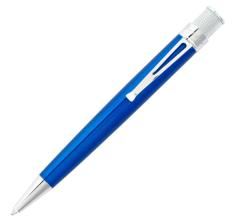 Retro51 Tornado™ Classic Lacquer - Peacock Rollerball, 6.75" x 1.75", Blue