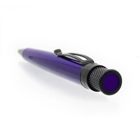 Retro51 Tornado™ Stealth - Midnight Purple Rollerball, 6.75" x 1.75", Purple