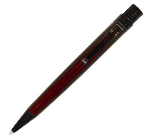 Retro51 Tornado™ Stealth - Black Cherry Rollerball, 6.75" x 1.75", Red