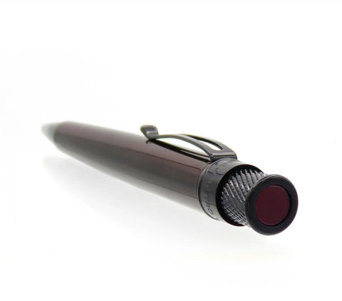 Retro51 Tornado™ Stealth - Black Cherry Rollerball, 6.75" x 1.75", Red