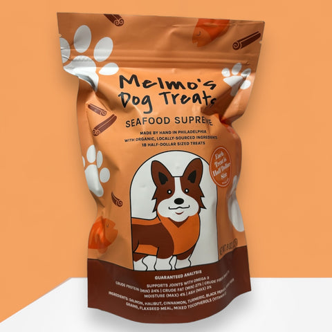 Seafood Supreme Organic Dog Biscuits - Melmo's Dog Treats