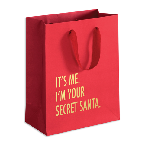 Secret Santa Gift Bag - Red