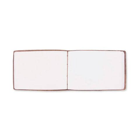 Mini Secret Plans Leather Journal 4" x 6"