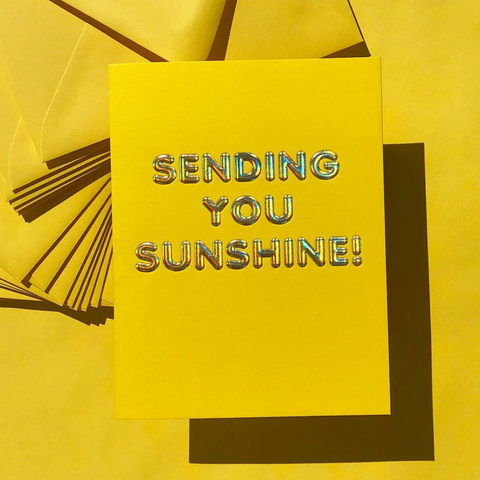 Sending You Sunshine Card - The Social Type