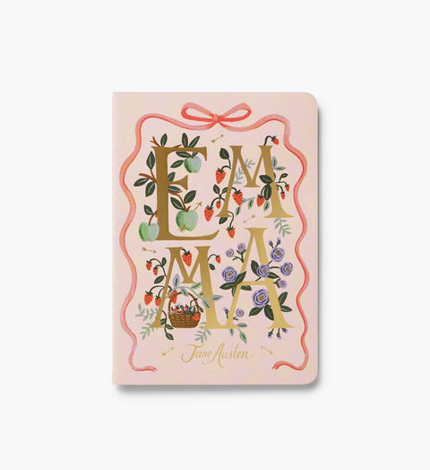 Set of 3 Assorted Jane Austen Notebooks - Rifle Paper Co