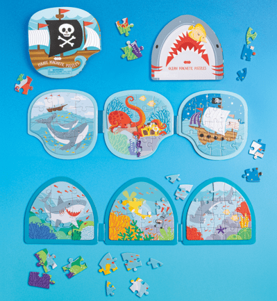 Shark Magnetic Puzzle Book