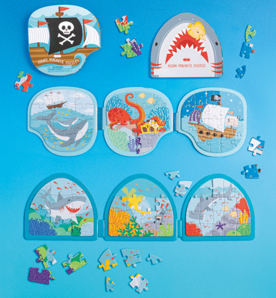 Pirate Magnetic Puzzle Book