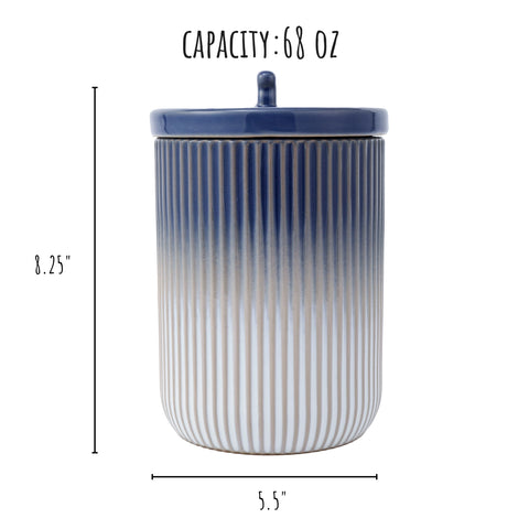 Skandi Treat Canister - Blue Ombre