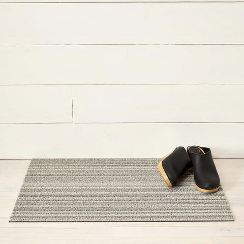 Chilewich Skinny Stripe Shag Mats - Birch