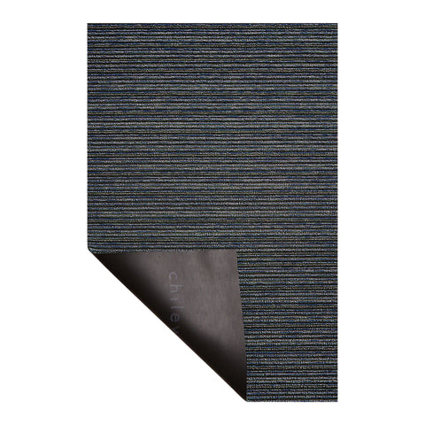 Chilewich Skinny Stripe Shag Mats - Forest