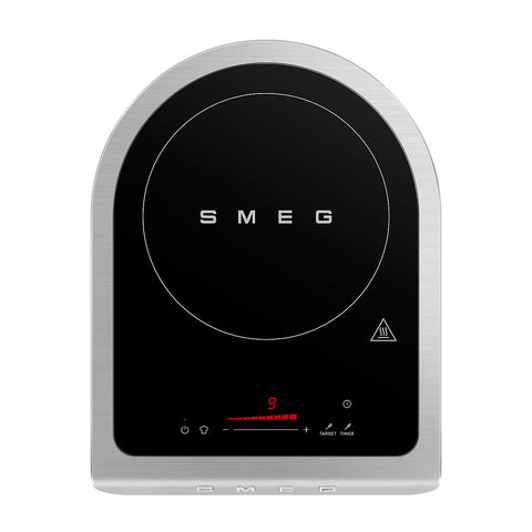 SMEG Contemporary Portable Induction Cooker, Matte Black