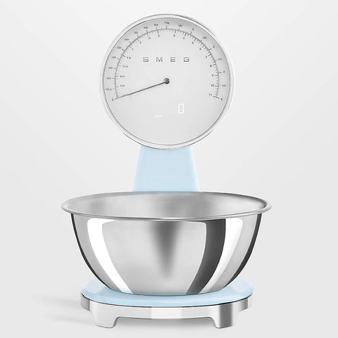 SMEG Retro Style Kitchen Scale, Pastel Blue