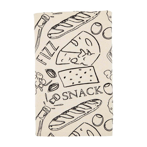 Snack Bread + Cheese Tea Towel