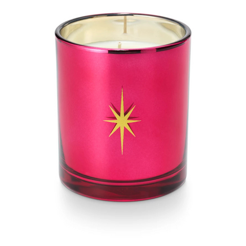 Snow On The Beach Hotel Glass Candle